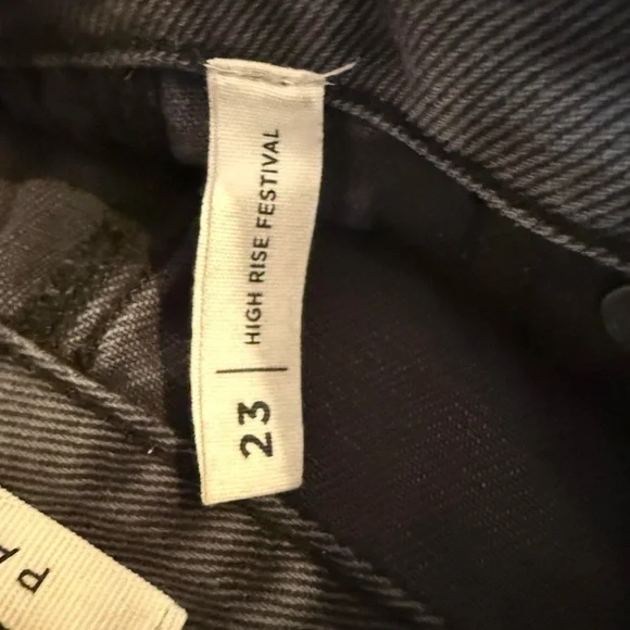 PacSun Charcoal Distressed Jean Shorts - Picture 5 of 5